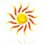 Bright Abstract Sun